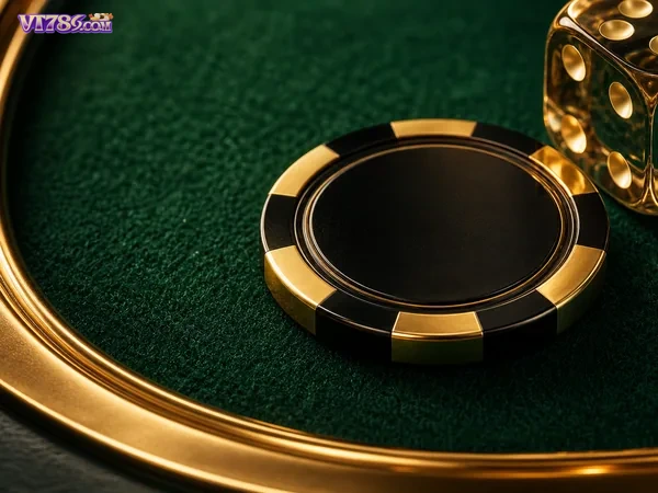 Visual kartu dan meja blackjack di vt789